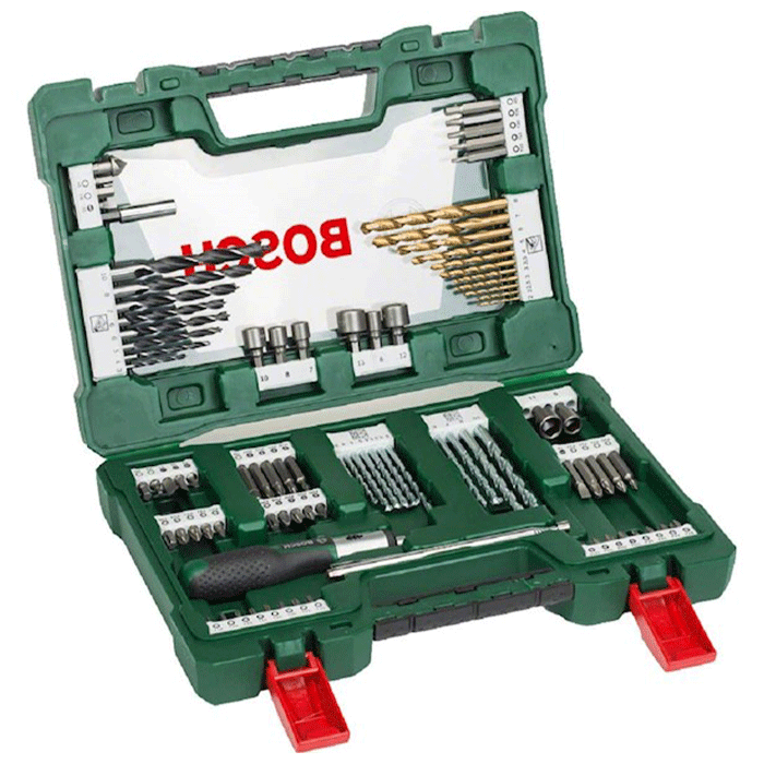 BOSCH ინსტრუმენტების ნაკრები V-LINE 91 PCS
