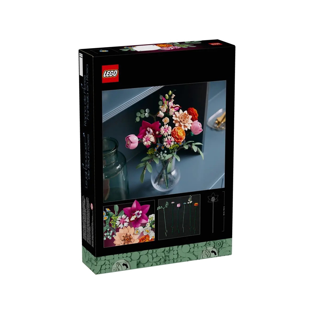 LEGO ასაწყობი კონსტრუქცია 10342 The Botanical Collection, Pretty Pink Flower Bouquet