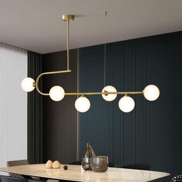 შუშის ჩამოკიდებული ჭაღი - Image 1