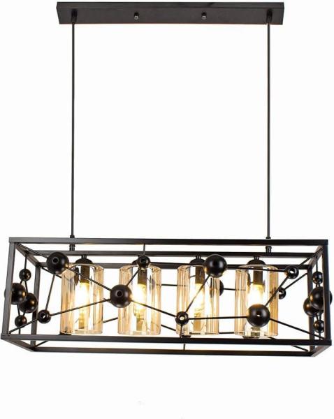 კვადრატული ჩამოკიდებული ჭაღი - Image 1