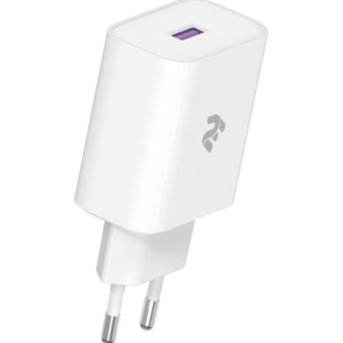 მობილურის დამტენი 2E WC1USB18W-W