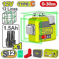 3D ლაზერი 8 სხივიანი DTLE8M12