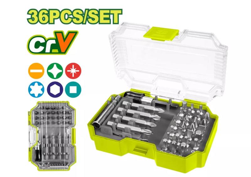 32 ცალი ხრახნიანი თავაკების ნაკრები DTBS3B32 - Image 1