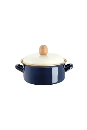 ქვაბი ემალის თავსახურით ლურჯი  - Image 1