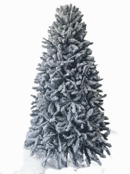 დათოვლილი ნაძვის ხე – 240 სმ PVC ტოტებით - Image 1