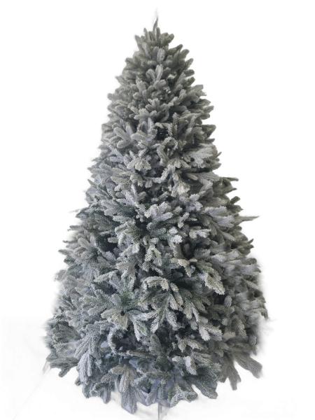 დათოვლილი ნაძვის ხე - 270სმ სრულად სილიკონის ტოტებით - Image 1