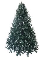 ნაწილობრივ დათოვლილი ნაძვის ხე -270სმ შერეული ტოტებით