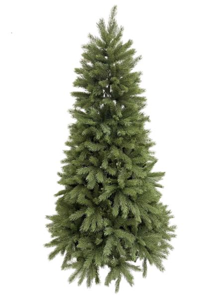 მწვანე ნაძვის ხე -210სმ შერეული ტოტებით PE+PVC - Image 1