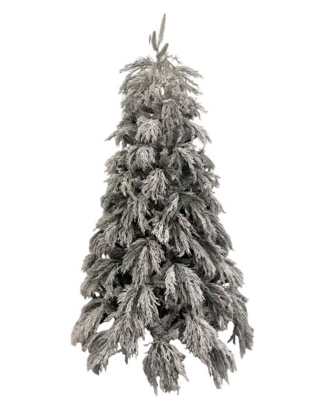 დათოვლილი ნაძვის ხე - 240სმ შერეული ტოტებით PE+PVC - Image 1