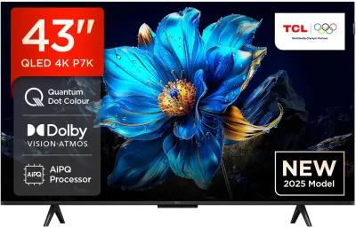 43P7K 4K Google TV HDR10+  Dolby Atmos BT5.4 Wi-Fi 2.4+5GHz DVB-T/T2/C/S/S2 2x15W HDMI1.4/HDMI2.0&HDMI2.1,HDCP1.4 200x100 - Image 2