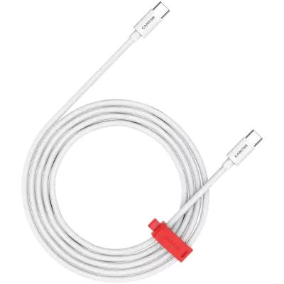 CANYON cable CC100AB C-C 100W Braided 1.2m White - Image 1