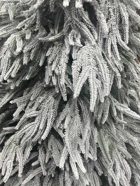 დათოვლილი ნაძვის ხე - 180სმ სრულად სილიკონის ტოტებით - Image 3