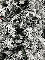 დათოვლილი ნაძვის ხე - 210სმ გირჩით და PVC ტოტებით - Thumbnail 5