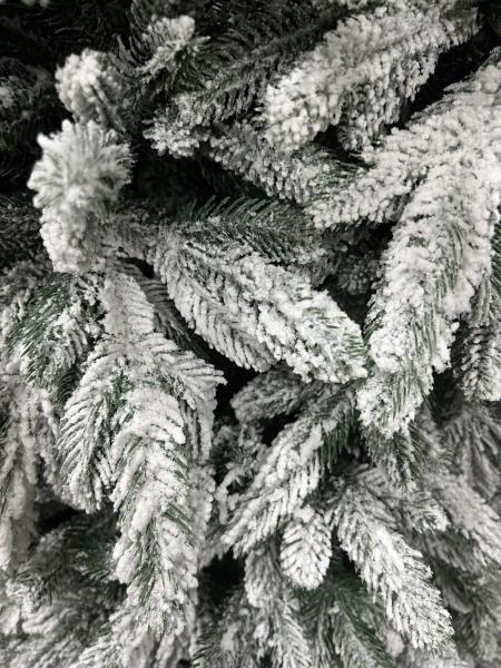 დათოვლილი ნაძვის ხე - 180სმ სრულად სილიკონის ტოტებით - Image 2