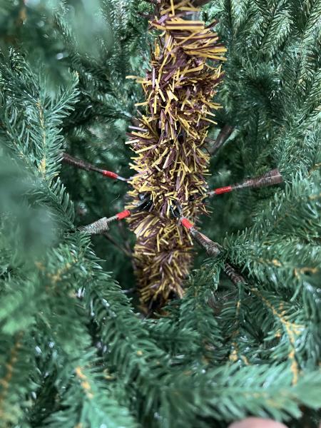 ნაძვის ხე მწვანე - 240სმ სრულად სილიკონის ტოტებით - Image 2
