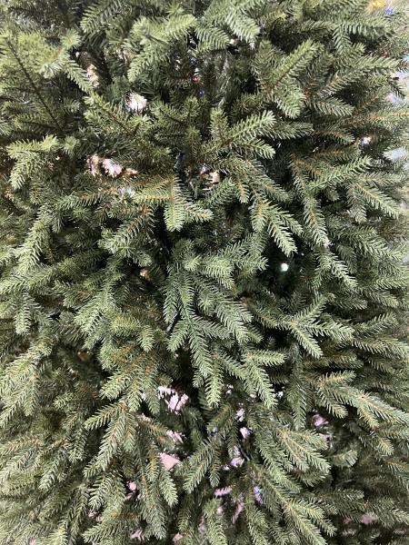 მწვანე ნაძვის ხე - 270სმ  შერეული ტოტებით PE+PVC - Image 4