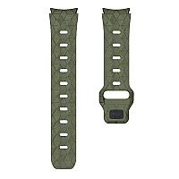 6 Football Pattern Silicone Watch Strap Band - Army Green - Thumbnail 4