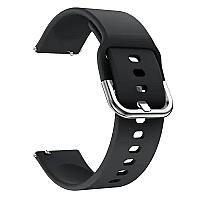 Galaxy Watch Active2 20MM Soft Silicone Smart Watch Strap Replacement Watch Band - Black