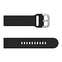 Galaxy Watch Active2 20MM Soft Silicone Smart Watch Strap Replacement Watch Band - Black - Thumbnail 4