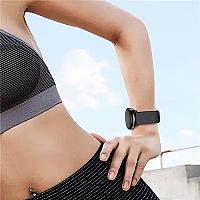 Galaxy Watch Active2 20MM Soft Silicone Smart Watch Strap Replacement Watch Band - Black - Thumbnail 5