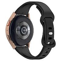 20mm Watch Band for Samsung Galaxy Watch Huawei Watch GT 3 42mm , Silicone  Wrist Strap - Black