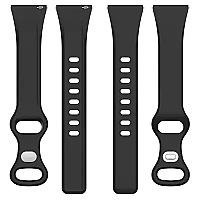 20mm Watch Band for Samsung Galaxy Watch Huawei Watch GT 3 42mm , Silicone  Wrist Strap - Black - Thumbnail 5