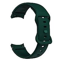 5 Pro 45mm Silicone Watch Band Quick Release 20mm Wrist Strap with Butterfly Buckle - Green
