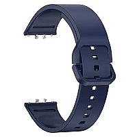 For Samsung Galaxy Fit3 Watch Band Soft Silicone Strap Replacement - Dark Blue