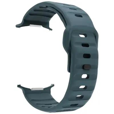 For Samsung Galaxy Watch Ultra 47mm Silicone Watch Band Breathable Sport  Watch Strap - Ocean Blue - Image 2