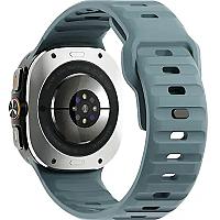 For Samsung Galaxy Watch Ultra 47mm Silicone Watch Band Breathable Sport  Watch Strap - Ocean Blue - Thumbnail 5