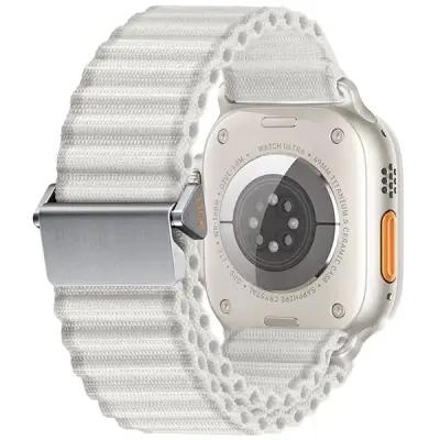 3 2 1 38mm Wavy Texture Nylon Strap - White - Image 1