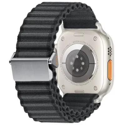 3 2 1 38mm Wavy Texture Nylon Strap - Black - Image 2