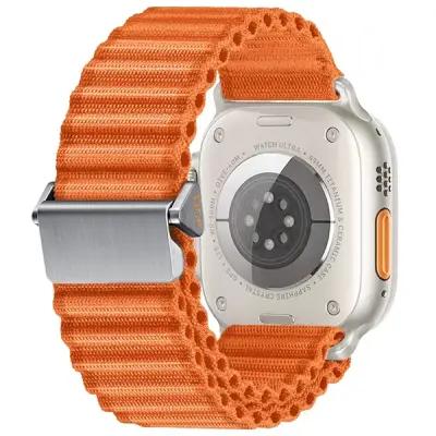 3 2 1 38mm Wavy Texture Nylon Strap - Orange - Image 2