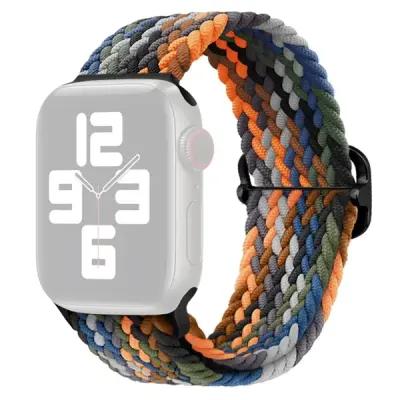 3 2 1 38mm Watch Band Braided Nylon Strap - Camo Multi-Color - Image 1