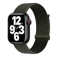 KALEBOL Nylon Watch Band for Apple Watch Series 10 Ultra 9 8 7 SE 6 5 4 3 2 1 46mm 49mm 45mm 44mm 42mm Wrist Strap - Army Green