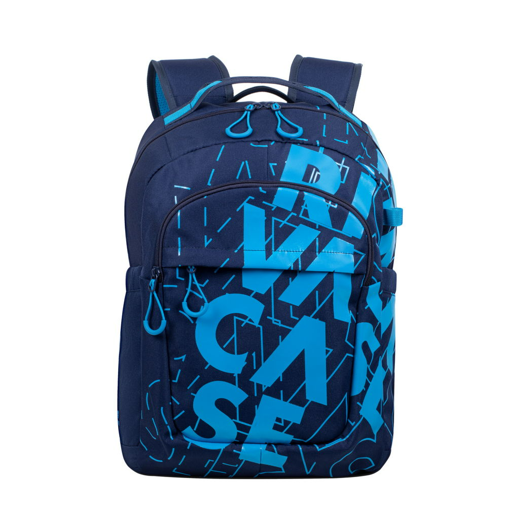 RIVACASE 5430 15.6" Urban Backpack - Dark Blue/Light Blue