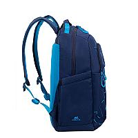 RIVACASE 5430 15.6" Urban Backpack - Dark Blue/Light Blue - Thumbnail 4