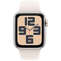 Apple Watch SE 3 GPS 40mm Starlight Aluminium Case with Starlight Sport Band - S/M  (MEH34RK/A)