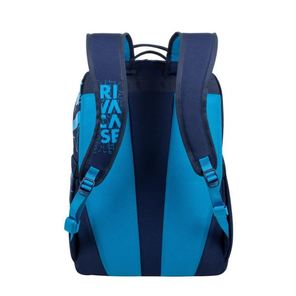 RIVACASE 5430 15.6" Urban Backpack - Dark Blue/Light Blue - Image 5