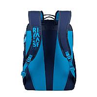 RIVACASE 5430 15.6" Urban Backpack - Dark Blue/Light Blue - Thumbnail 5