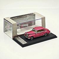 საკოლექციო მანქანა Mortal 1:64 Mercedes-Benz 300D Cabriolet W189 Pink - Thumbnail 4