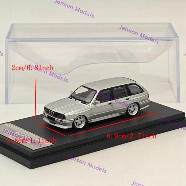 საკოლექციო მანქანა Mortal 1:64 E30 Touring Silver - Image 4