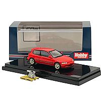 საკოლექციო მანქანა Hobby Japan 1:64 Civic (EG6) Customized Version with Engine Display Red