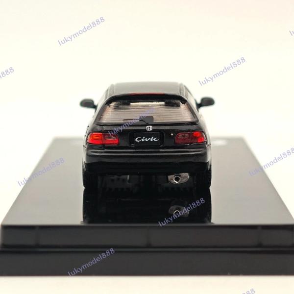 საკოლექციო მანქანა Hobby Japan 1:64 Civic (EG6) Customized Version with Engine Display Black - Image 4