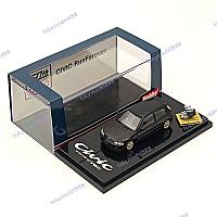 საკოლექციო მანქანა Hobby Japan 1:64 Civic (EG6) Customized Version with Engine Display Black - Thumbnail 5