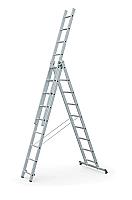 ალუმინის კიბე 3 სექციანი 9მ