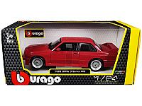 საკოლექციო მანქანა 1:24 Bburago 1988 BMW 3 Series M3 E30 Red