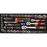 ქანჩის გასაღების ნაკრები 408pc oranje black 72t (GoodKing) - Thumbnail 2