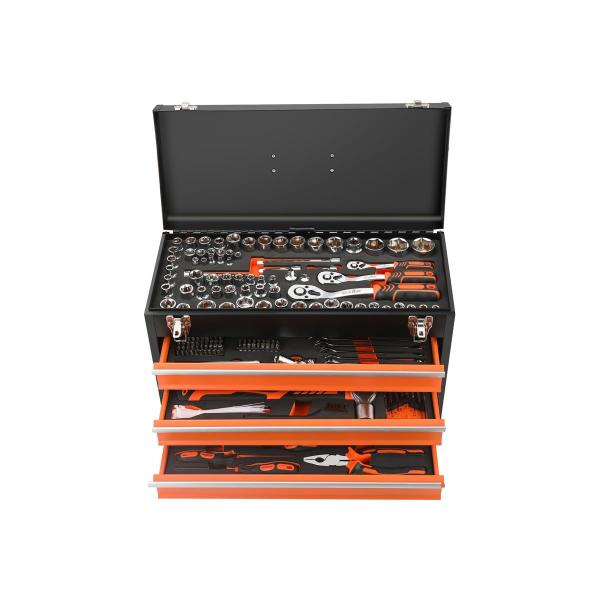 ქანჩის გასაღების ნაკრები 408pc oranje black 72t (GoodKing) - Image 7