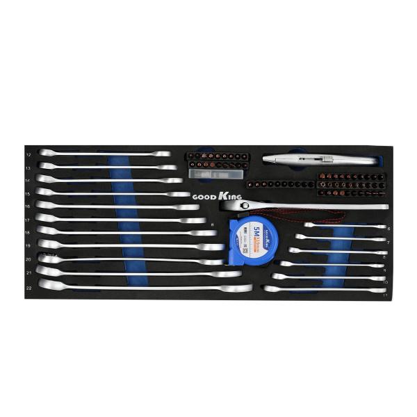 ქანჩის გასახსნელი ნაკრები 408pc blue 72t - Image 2